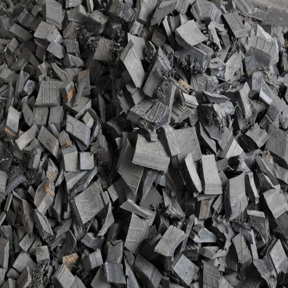 Tyre shredd of various size